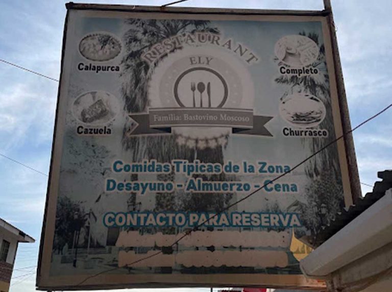 Restaurante Ely, Camiña.