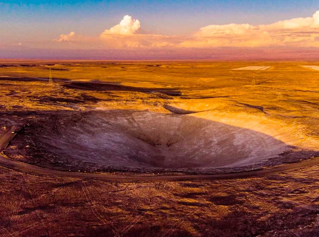 Valle De Los Meteoritos, María Elena.