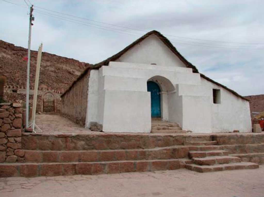 Iglesia Del Pueblo De Caspana, Calama.
